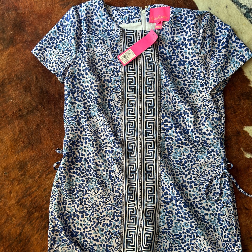 NWT Lilly Pulitzer Blanca Short Sleeve Romper Resort White Twisted Up